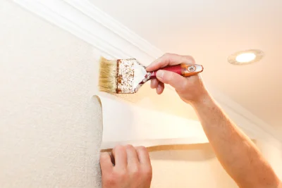 Pose de papier peint à Eichhoffen — revêtements muraux et toiles de verre